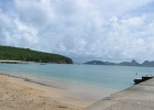 Mayreau - Saline Bay from beach - ST  Mayreau Island